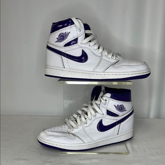 AIR JORDAN 1 HIGH OG COURT WOMEN SNEAKER FTL-04-274 - Picture 1 of 8